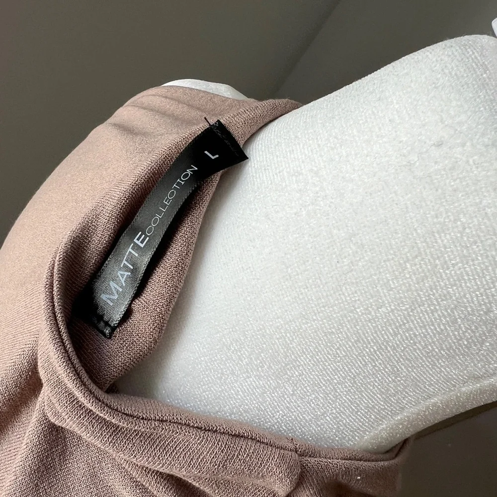 Woman's Matte Collection Body Con Dress - Picture 5 of 5